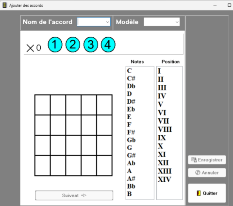 Fiche Ajouter un accord