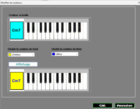 Fiche mofifier les couleurs